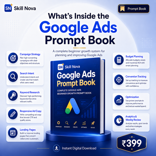 Google Ads AI Prompt Book for Beginners | Skill Nova